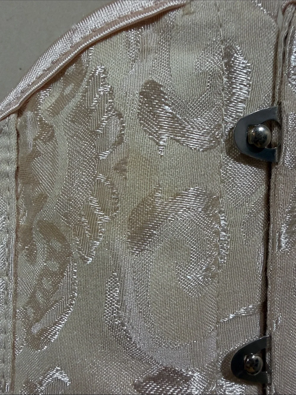 Champagne Brocade Corset Size S